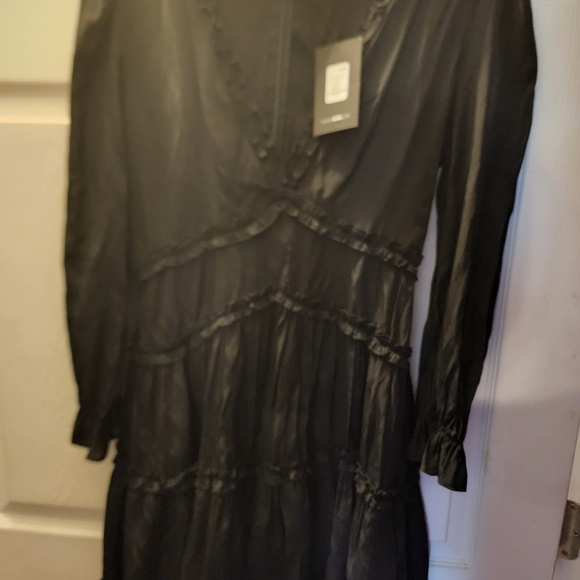 Black Flare Dress - Picture 3 of 3